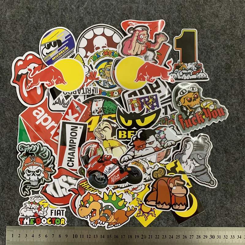 40 шт./компл. автомобильные наклейки мотоциклетная наклейка боковое украшение для