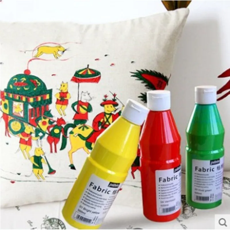 

DIY Ручная роспись одежды граффити краска профессиональные текстильные волокна пигменты Золотая краска водонепроницаемый стиль 15 цветов