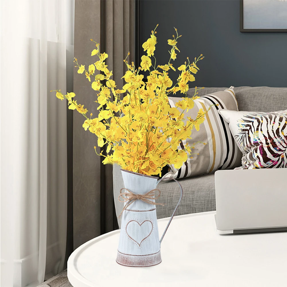 Металлическая ваза для цветов садовый горшок полива чайник Свадебный держатель