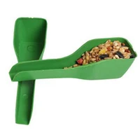 1pc 12 5cm birds food feeder plastic pet parrots water foods spoon feeder pet accessories tableware feeding spoons bird supplies