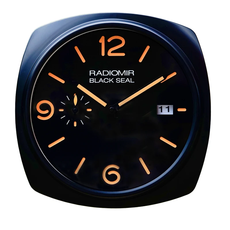 Металлические художественные часы светящиеся высшего качества для домашнего