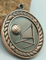 students volleyball and medal metal games medal basketball school students volleyball and brass sport medals volleyballs