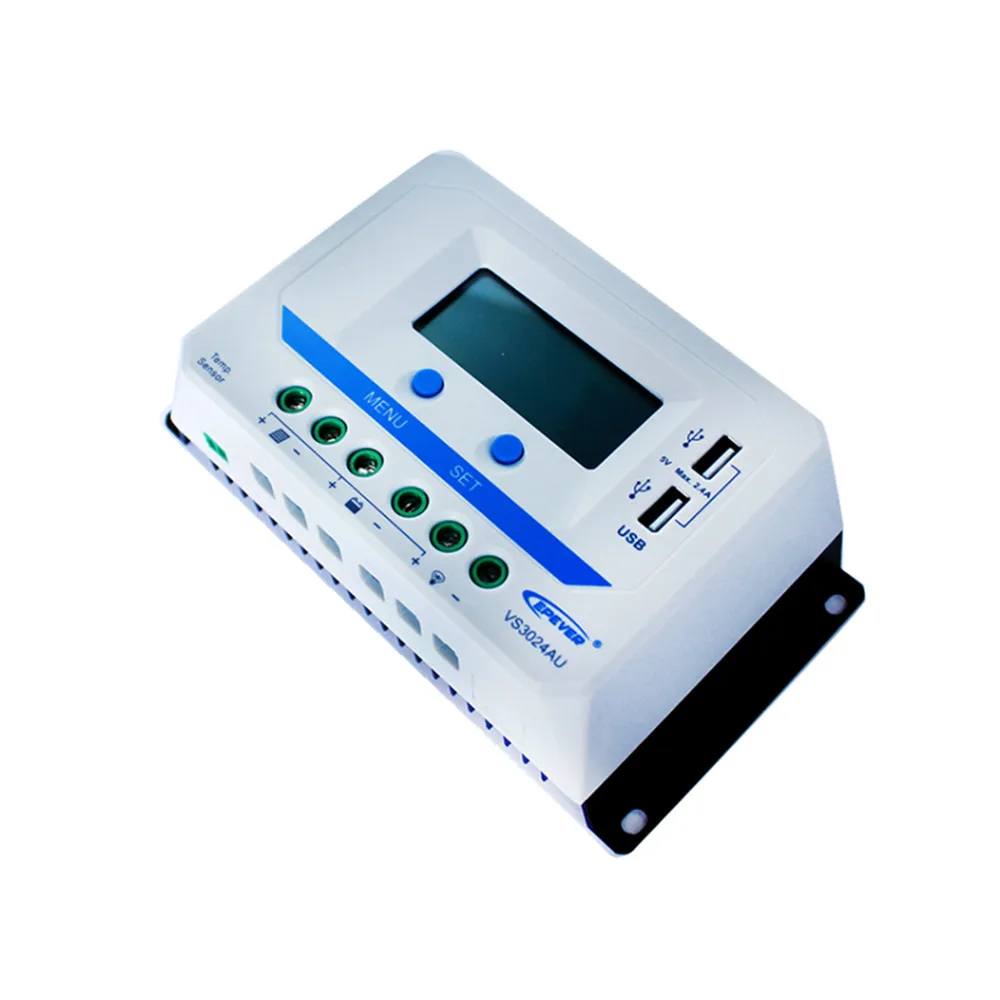 EPever PWM 60A 45A 30A Контроллер заряда солнечной батареи 12В 24В 36В 48В ЖК Подсветка