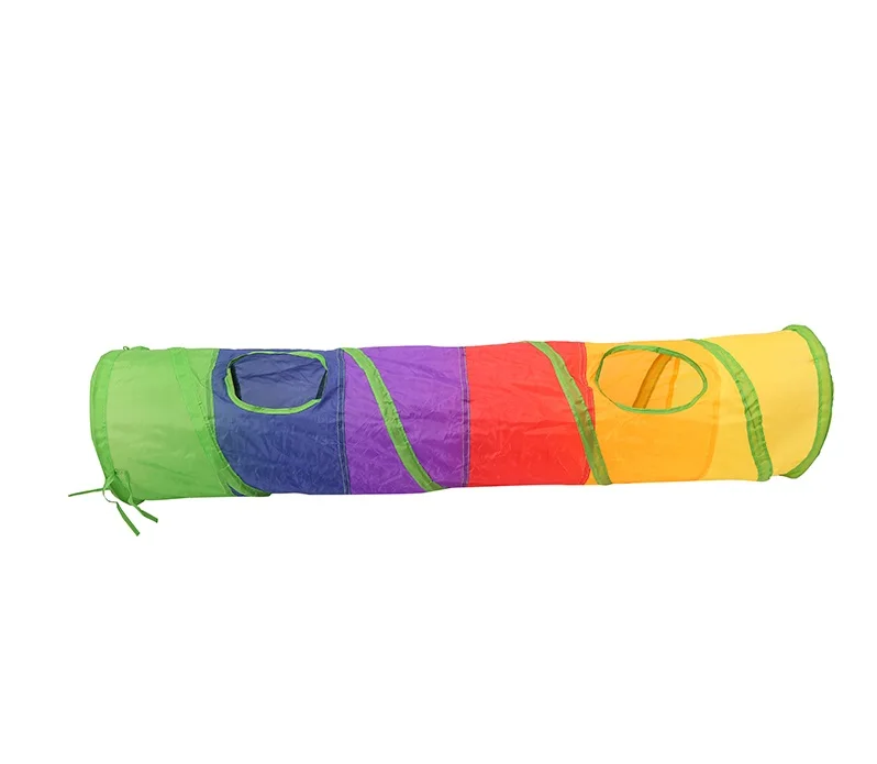 

120x25CM Pet Cat Polyster Rainbow Tunnel Cat Toys