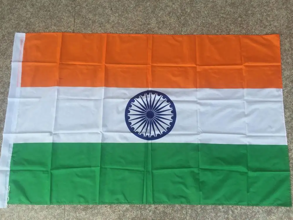 3X5 флаг Индии флаги индийской страны новый баннер полиэстер Flying150 * 90 см Открытый