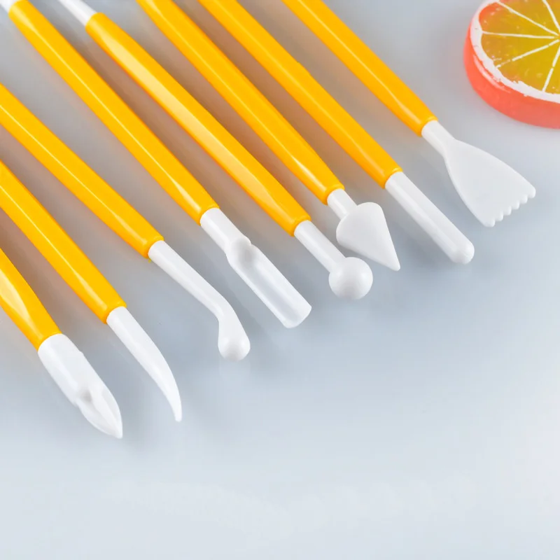 8 шт./компл. Инструменты для выпечки теста пластиковый нож глазурь скребок