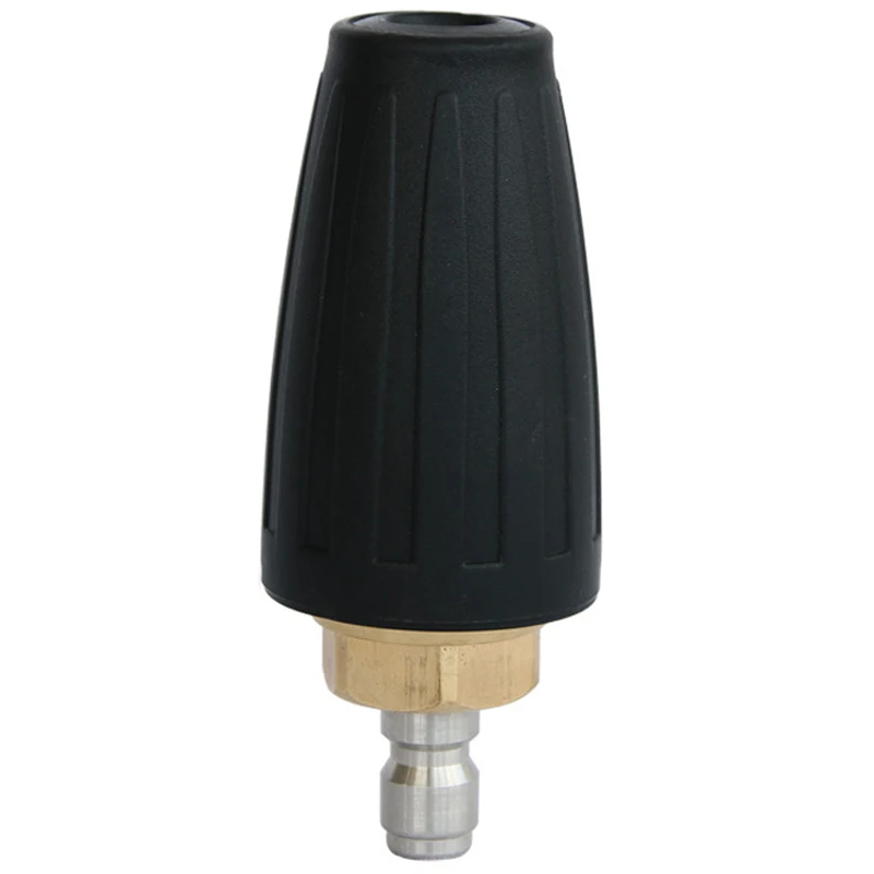 

Вращающееся турбо-сопло 1/4 дюйма Быстроразъемное моющее устройство высокого давления, аксессуар для уборки 360 градусов турбо-сопло 4000 Psi