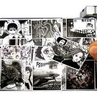 56pcs horror comics junji ito tomie spiral gyo thriller anime phone laptop guitar skateboard motorcycle car waterproof stickers