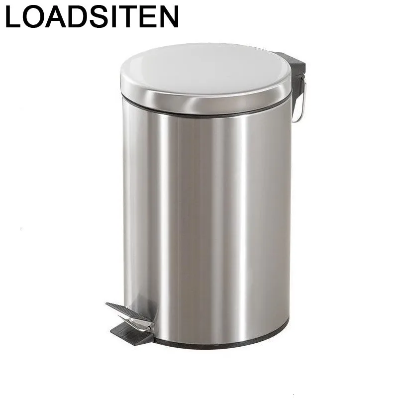 Cocina Reciclaje Holder Garbage Lixeira De Banheiro Bag Compost Car Pedal Cubo Basura Recycle Bin Dustbin Poubelle Trash Can | Дом и сад