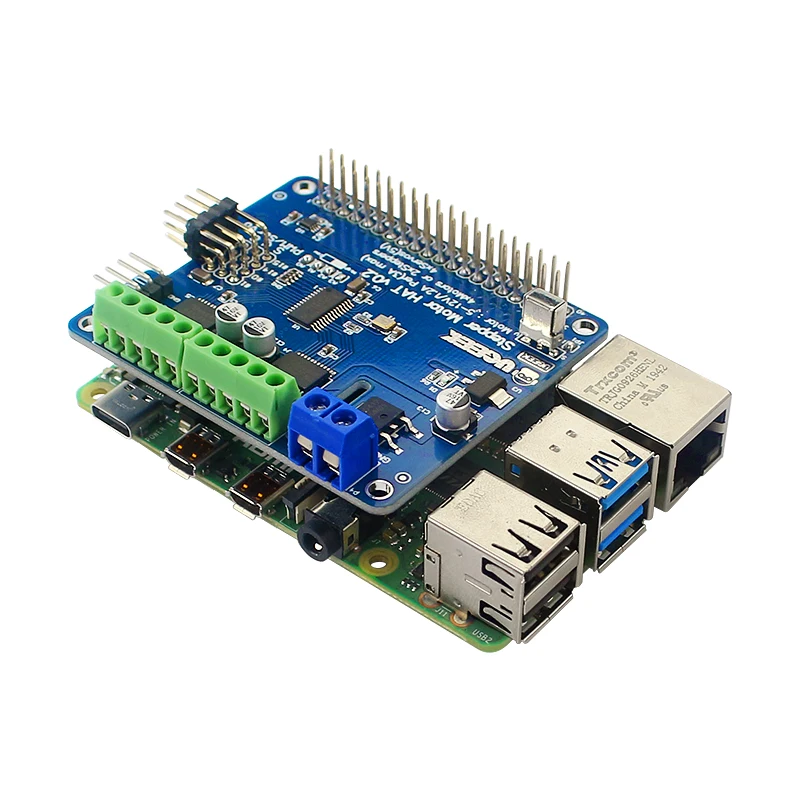 Raspberry Pi 4 шаговый двигатель HAT I2C интерфейс плата расширения Поддержка шагового