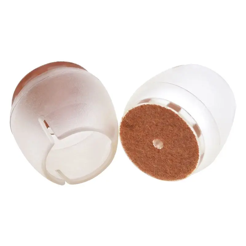 Прозрачные силиконовые крышки для ног стула войлочные колодки мебельная