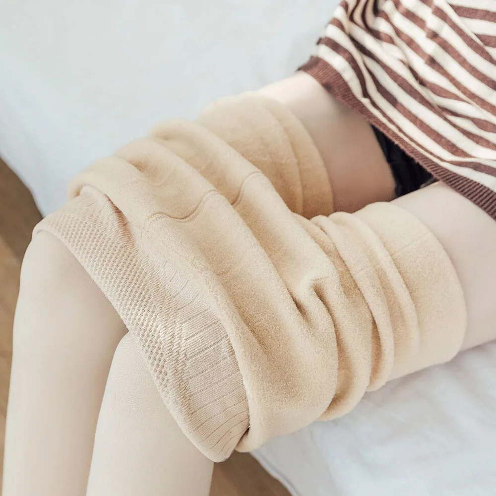 Зимние леггинсы женские теплые бархатные брюки плотные Леггинсы с флисовой