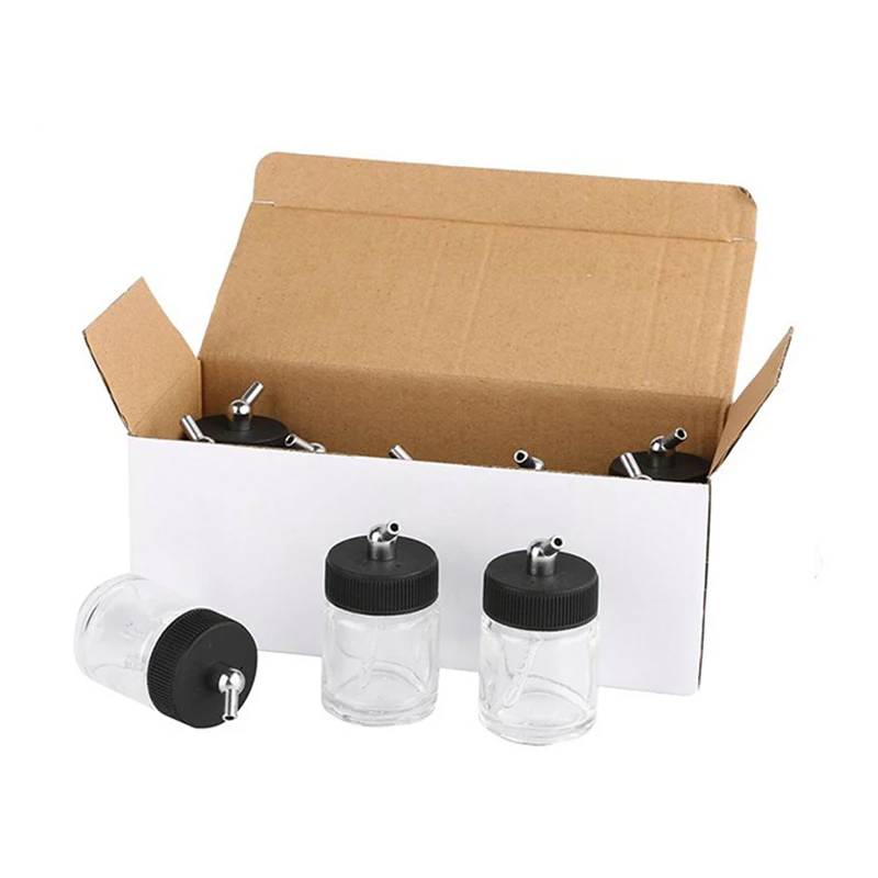 

22CC High Pressure Washer Airbrush Pen Pot Spray Gun Pigment Bottle Paint Gun Plastic Pigment Pot