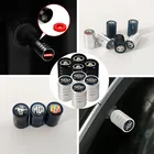 Стержни клапанов для автомобильных шин, 4 шт., защита от пыли на обод воздуха для Skodas Octavia 2 3 Mk2 Mk3 A5 A7 Fabia 3 Karoq 2021, автомобильные аксессуары