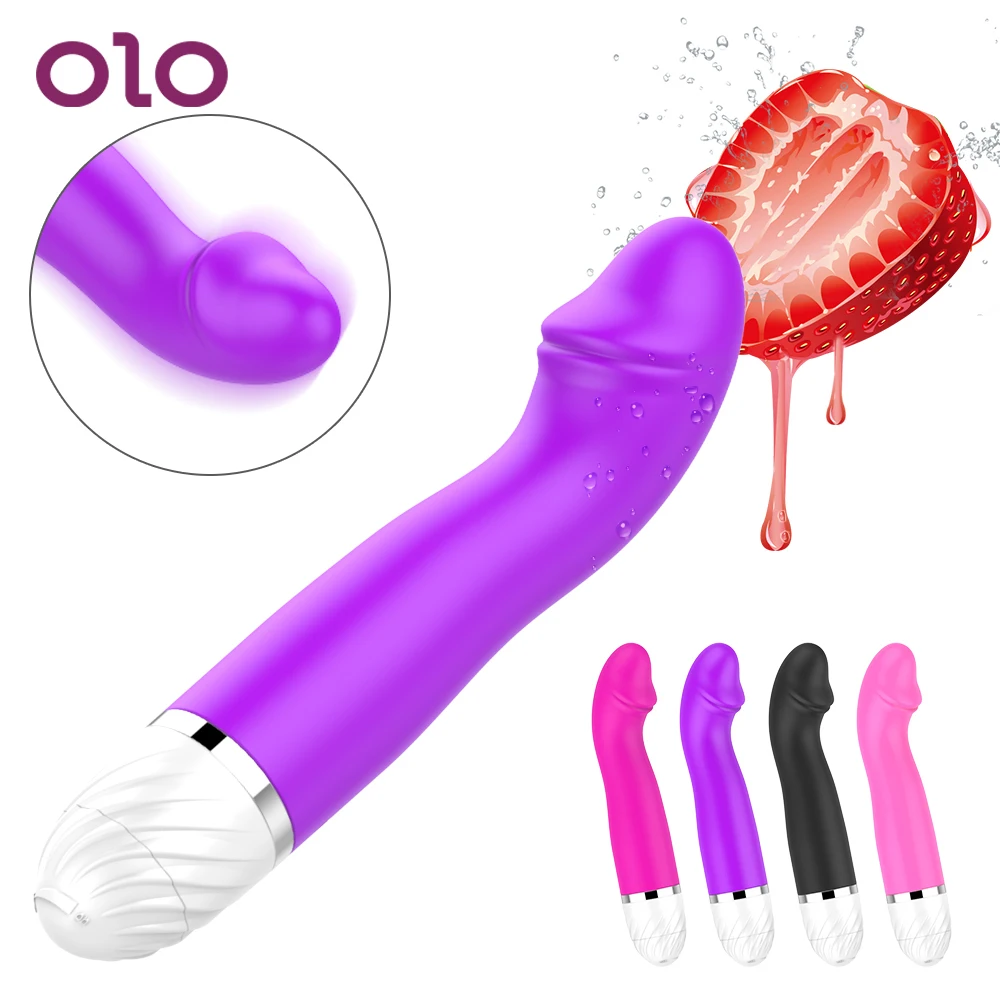 OLO фаллоимитатор вибратор точка G Стимуляция клитора сильная вибрация AV Stick