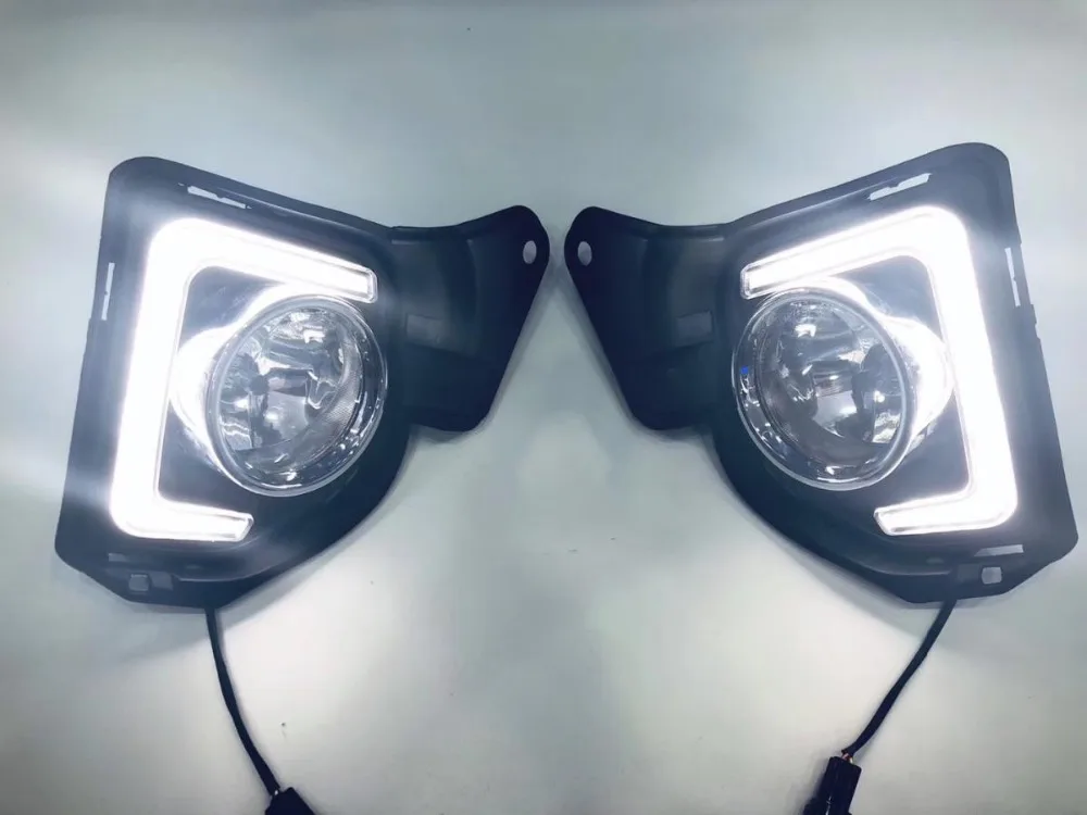2014-2018 HIACE части корпуса автобуса LED дневной свет и H11 галогенная противотуманная
