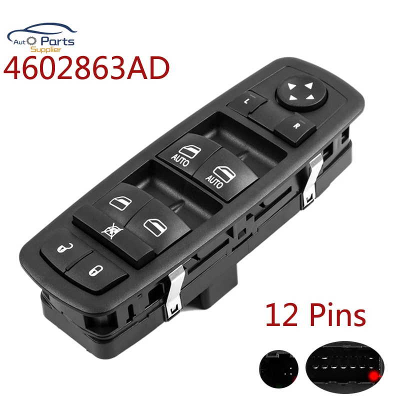 

Новинка 4602863AB 4602863AC 4602863AD LHD главный стеклоподъемник переключатель управления кнопочная панель для Dodge Ram 2009-2012