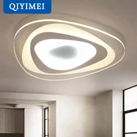 ultrathin triangle ceiling lights lamps for living room bedroom lustres de sala home dec led chandelier ceiling