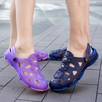 2021 new couple beach shoes summer luxury couple sandals vacation shoes lightweight non slip walking shoes park shoes