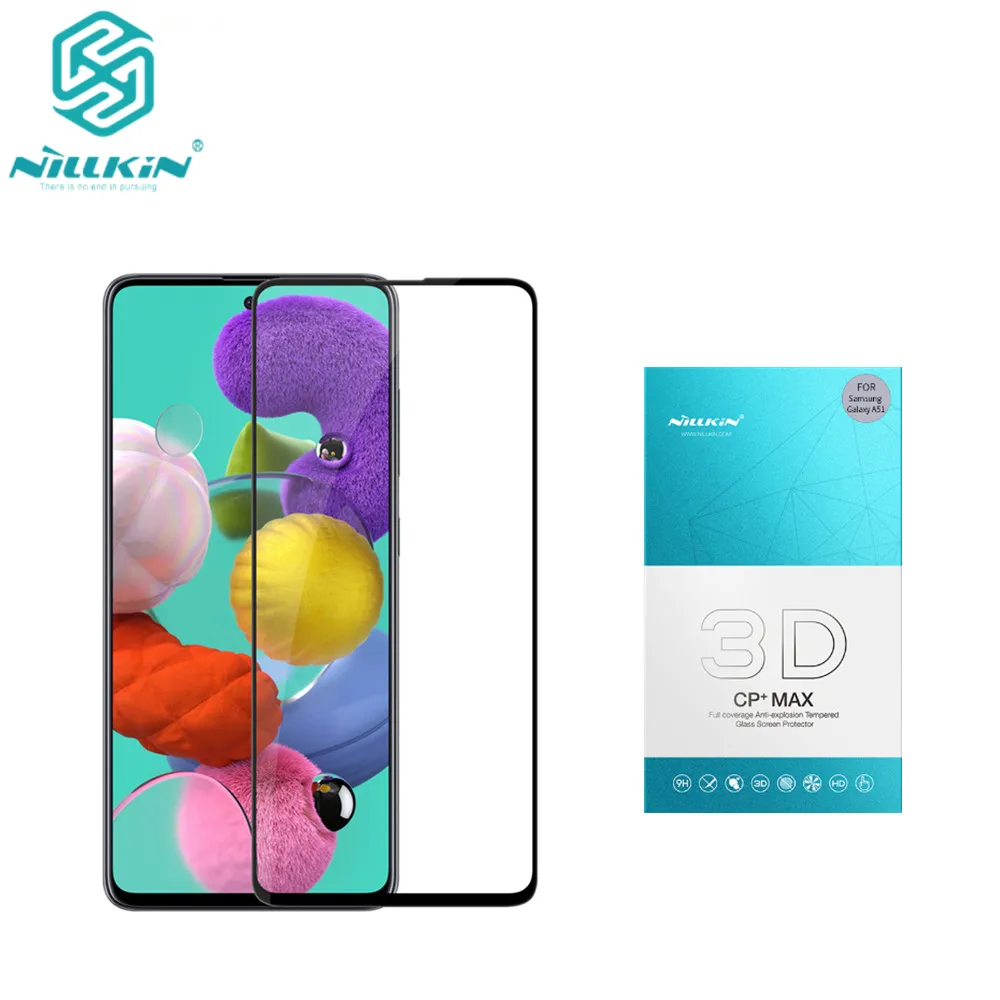 

NILLKIN Amazing 3D CP+ MAX Full Coverage Nanometer Anti-Explosion 9H Tempered Glass Screen Protector For Samsung Galaxy A51