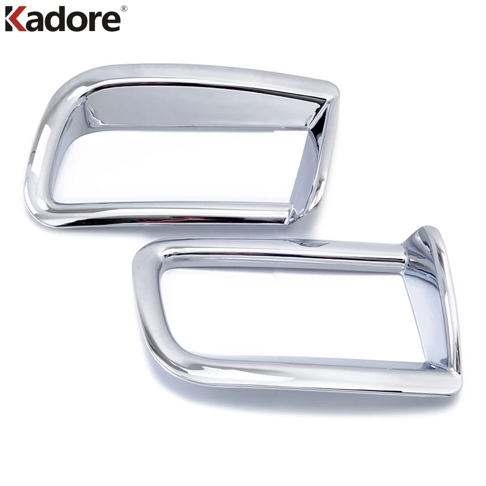 

For Toyota Land Cruiser Prado J150 2010 2011 2012 2013 Chrome Rear Foglight Cover Trim Tail Fog Light Lamp Frame Car Styling 2p