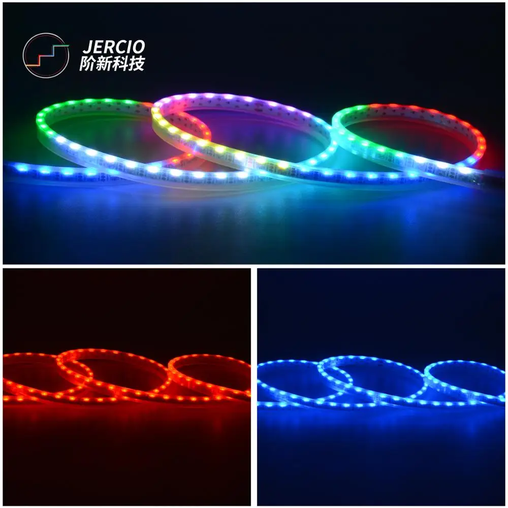 JERCIO SK6812 SIDE SMD4020 Светодиодная светильник та 60/100/144 светодиодов/пиксель/м