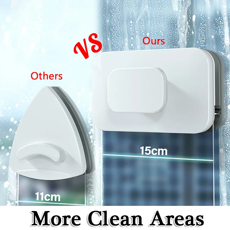 

Magnetic Windows Brush For 20-35mm Three Layers Thickness Magnets Double Side Cleaning For Washing Glass Wiper