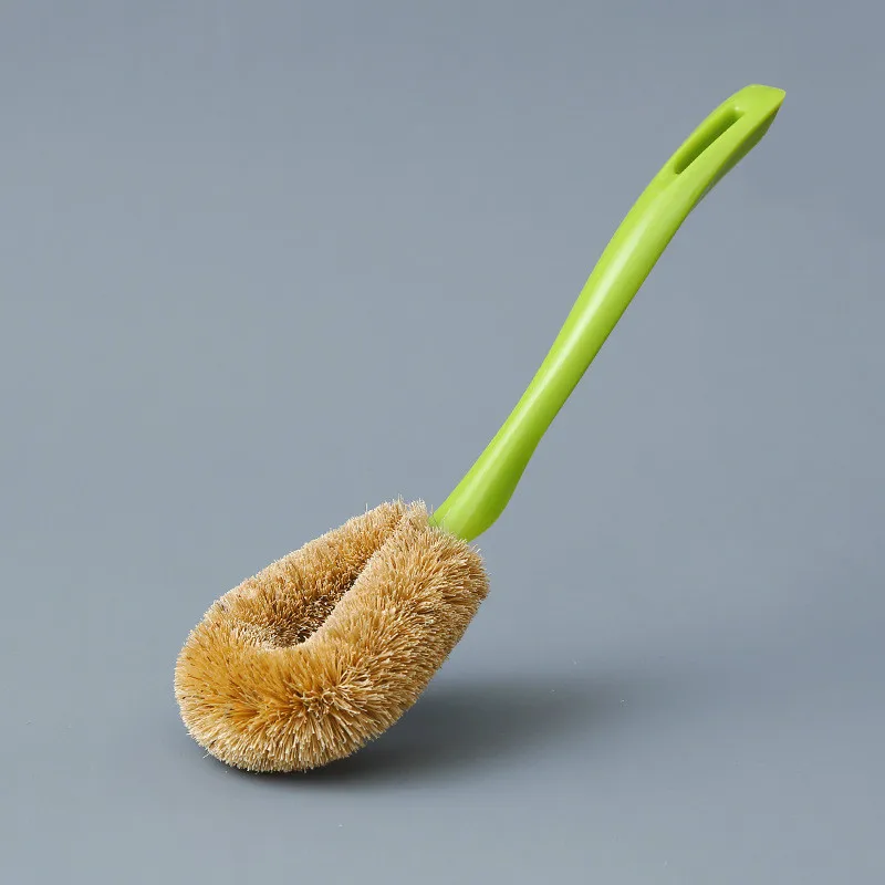 Кокосовая Пальмовая щетка с длинной ручкой 1 шт. кухонная для очистки бытовая