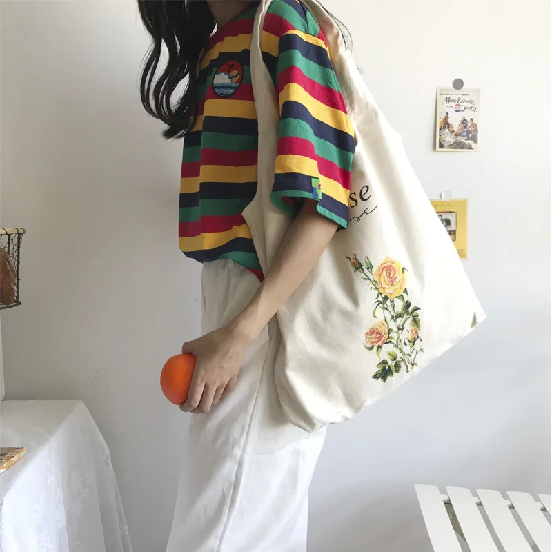 Сумка через плечо Youda в стиле ретро с узором из роз простая повседневная