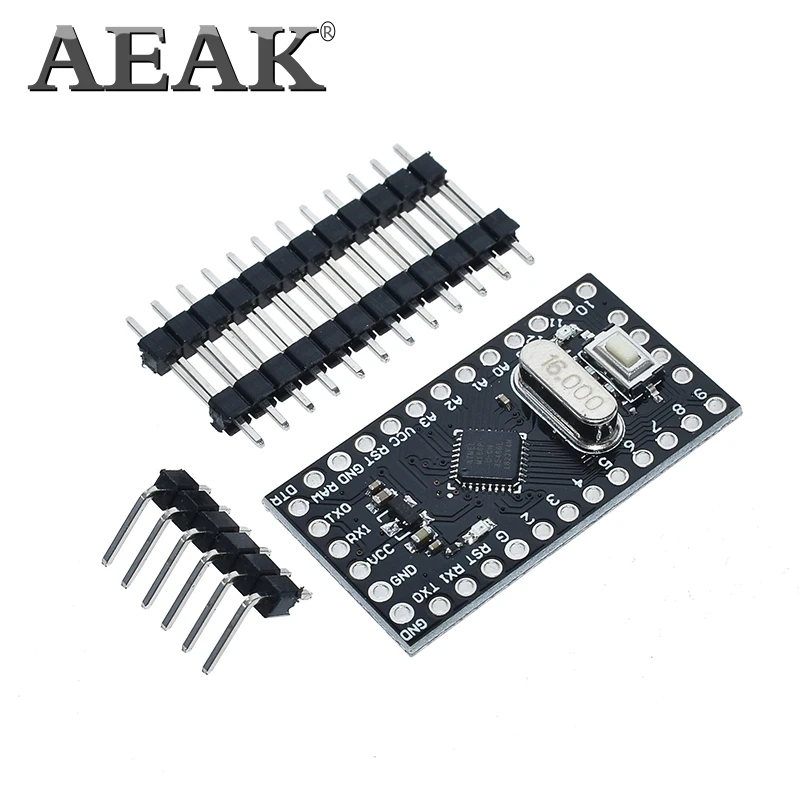 AEAK Pro мини-модуль Atmega168 5 в 16 м для Arduino совместимый нано микро контроль микро плата управления