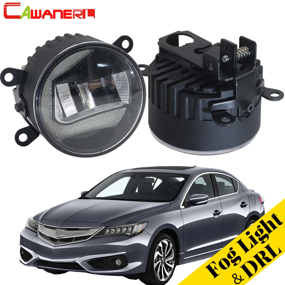 Cawanerl 2 шт. стайлинга автомобилей Светодиодный туман светильник дневного дневные
