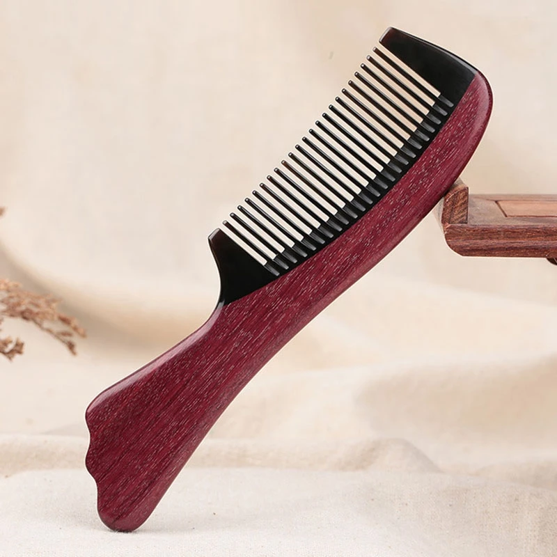 

1PC Sandalwood Craft Comb for Hair Professional Massage Combs Hair Brush Styling Tools Gift for Healthy