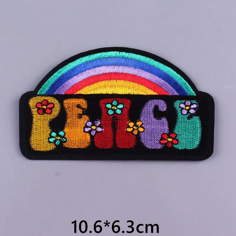 Нашивки в радужную полоску на одежду ЛГБТ аксессуары одежда термоклейкие