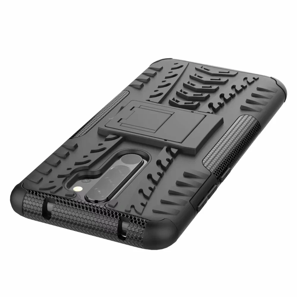 Противоударный Прочный чехол для Xiaomi Mi 10 9 9T Lite Poco X3 X2 F2 F1 Fundas Stand Redmi Note 9S Pro 8T 8 7 6 7A 9A