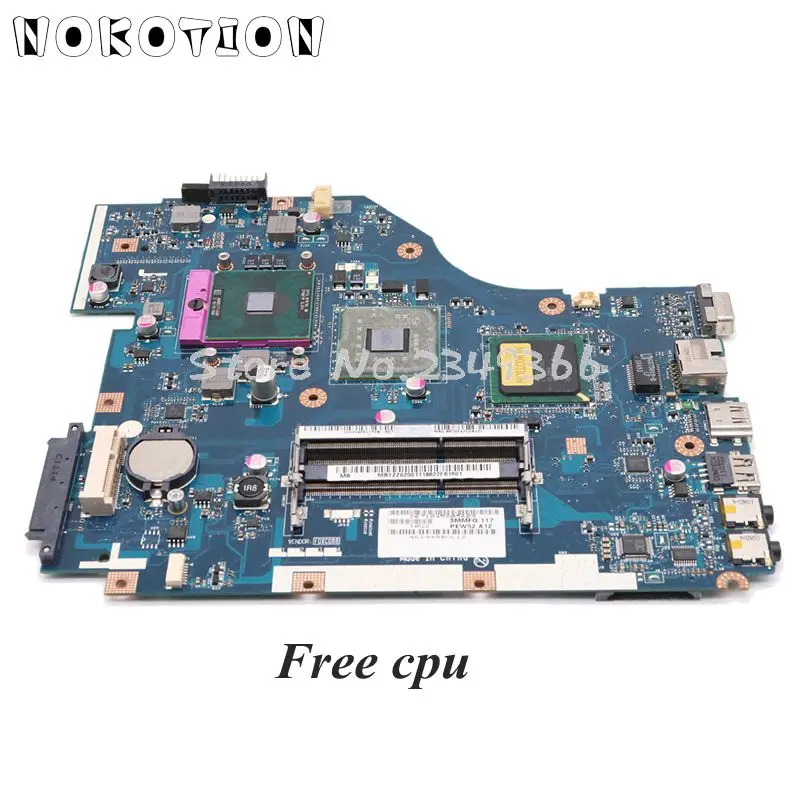 Материнская плата NOKOTION MB.TZZ02.001 MBTZZ02001 для ноутбука Acer aspire 5736 5736z Оловянная деталь 15