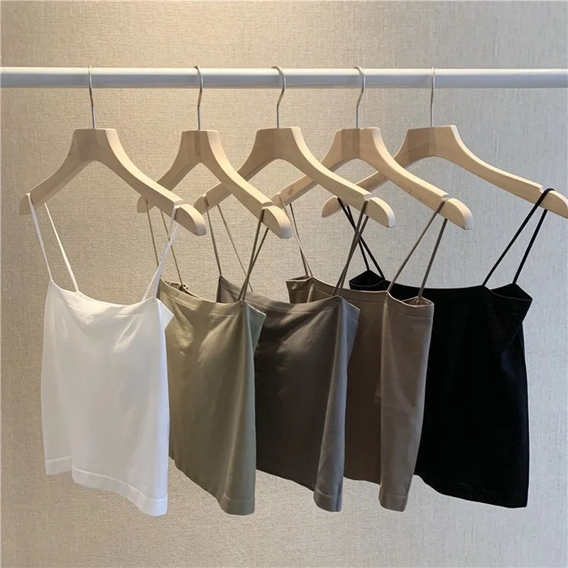 

Sexy Tank Top Black Halter Crop Tops Women Summer Camis Backless Camisole Fashion Casual Tube Top Female Sleeveless Cropped Vest