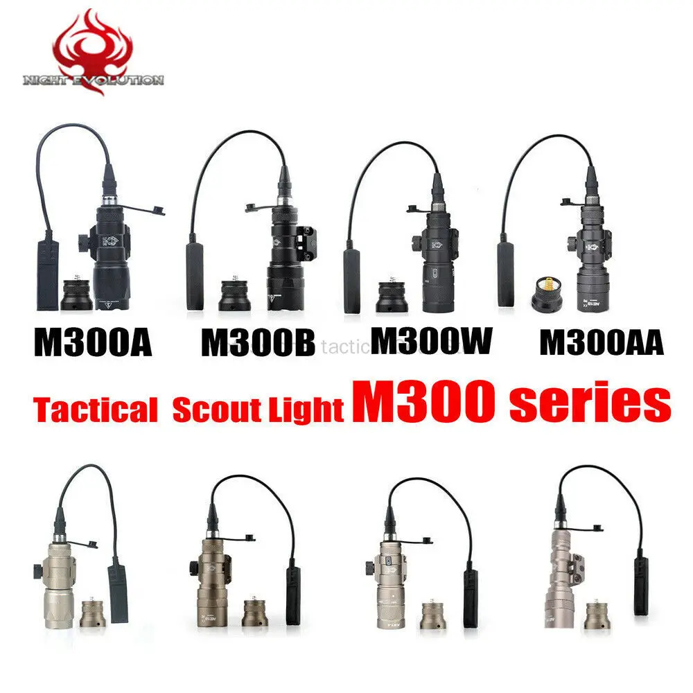 

Ночь Эволюция Тактический Охота фонарик для оружия M300A M300B M300 M300AA Airsoft на открытом воздухе Woodlood фонарь 20 мм с креплением