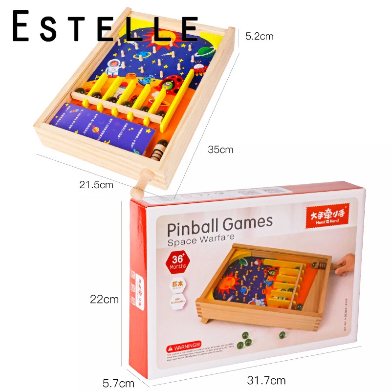 Деревянные детские шарики пинбол игры Монтессори родитель-ребенок семейные
