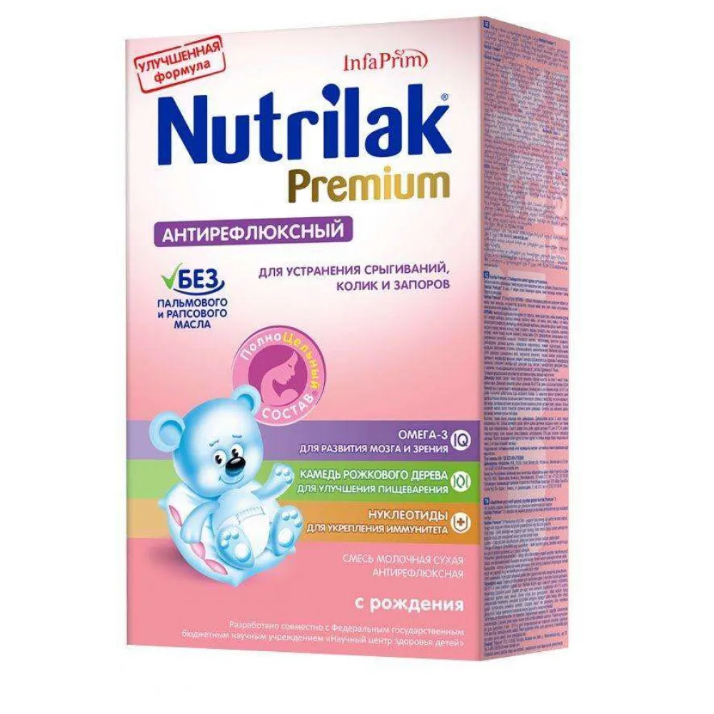 Молочная смесь Nutrilak Premium Антирефлюкс с рождения 350 гр