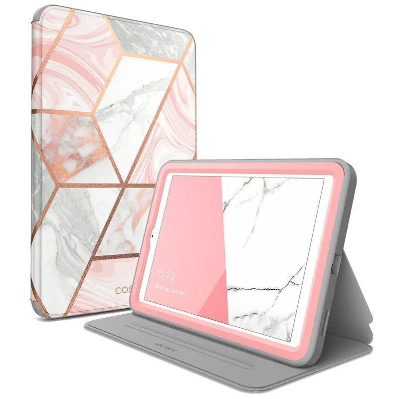 

I-BLASON For Samsung Galaxy Tab A 8.0 Case 2018 Cosmo Full-Body Lightweight Leather Hybrid Cover with Built-in Screen Protector