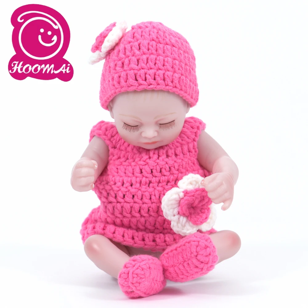 

55 см 10 дюймов реалистичные Bebe Reborn Baby крошечные спящие куклы полностью силиконовые виниловые игрушки для новорожденных детей детские подарк...