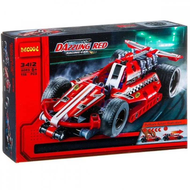 Конструктор Decool (Jisi bricks) 3412 Карт с инерционным двигателем|Блочные конструкторы| |