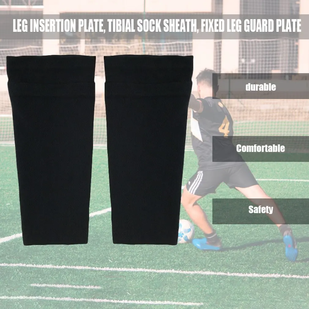 1 пара защитных носков для футбола с карманом Футбольные Щитки на Голень рукавами