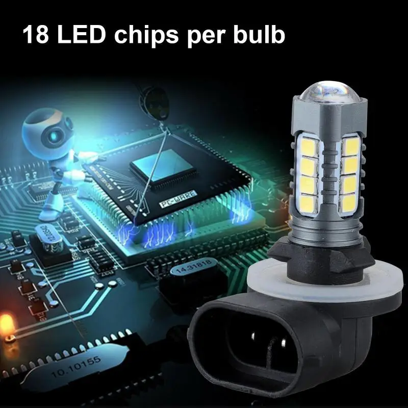 

Светодиодные Автомобильные противотуманные фары, 90 Вт, 12 В, 6000 К, 881 лм