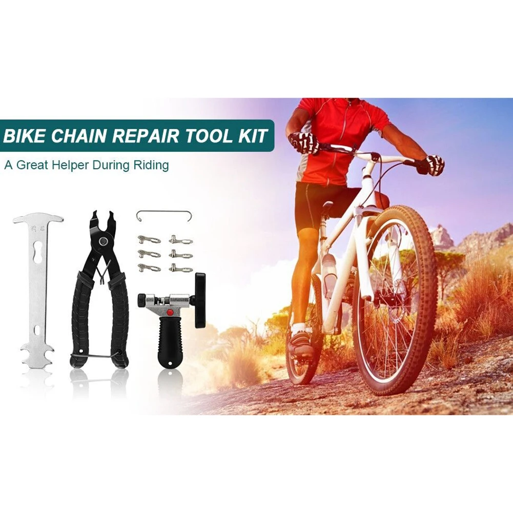 

Bicycle Repair Tools Set Chain Link Plier MTB Road Bike Chain Pin Splitter Device Cycling Chain Wear Gauge