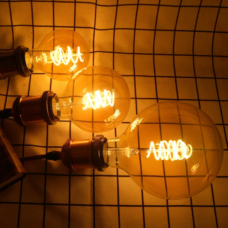 

Edison Vintage G80 220V/40W E27 Light Bulb Incandescent