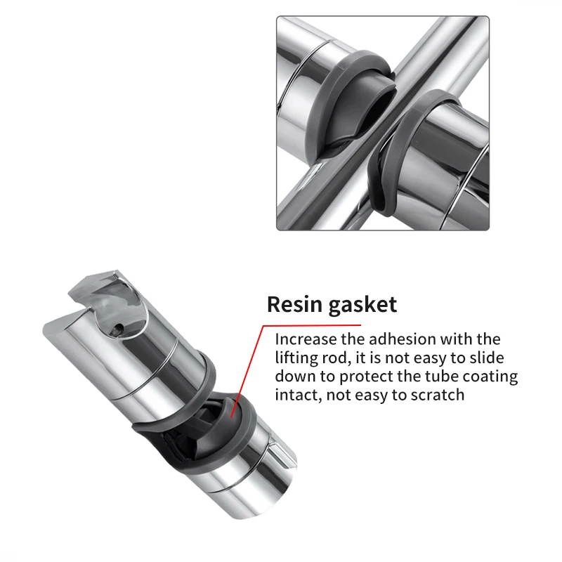 Регулируемая душевая головка держатель трубки стойка кронштейн присоска держатель настенный держатель для ванной комнаты аксессуар