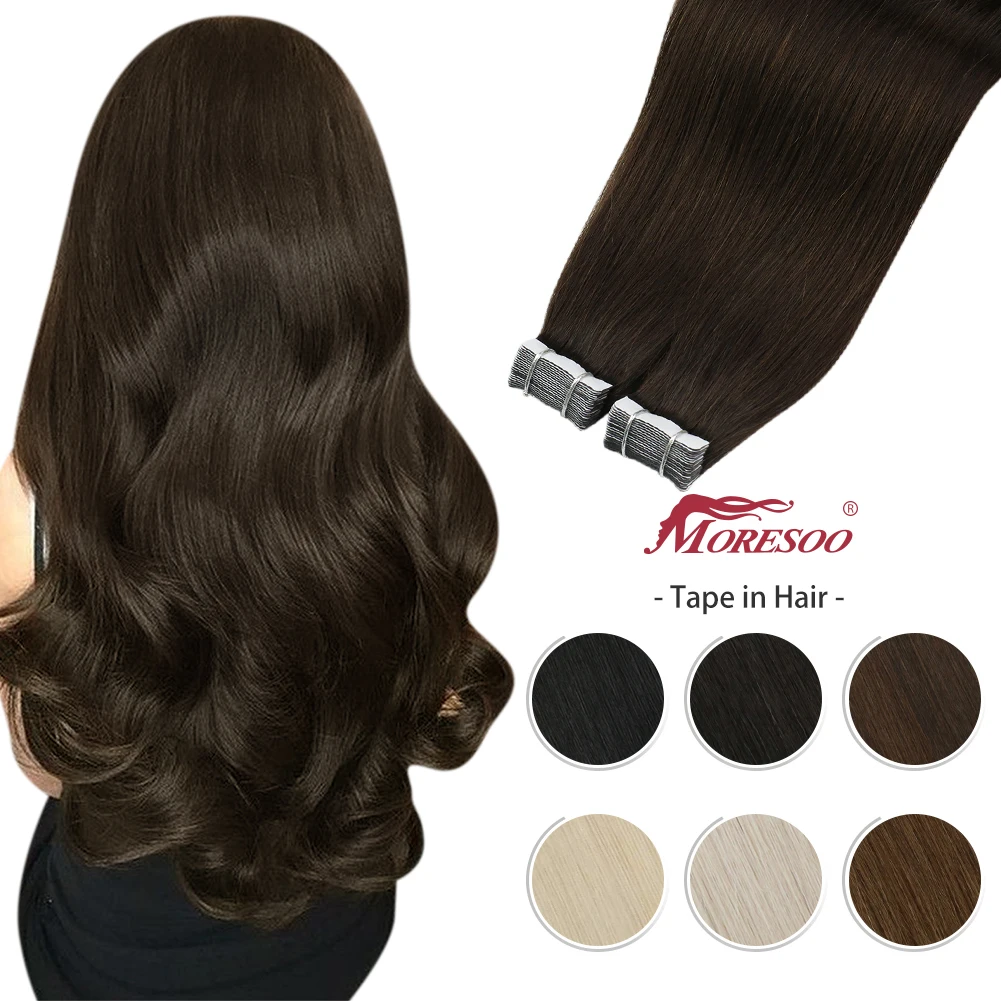 [Новинка] натуральные человеческие волосы искусственная кожа лента для