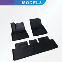 tpe special rubber car floor mats for tesla model 3 no odor rear and front boot carpets carpet waterproof
