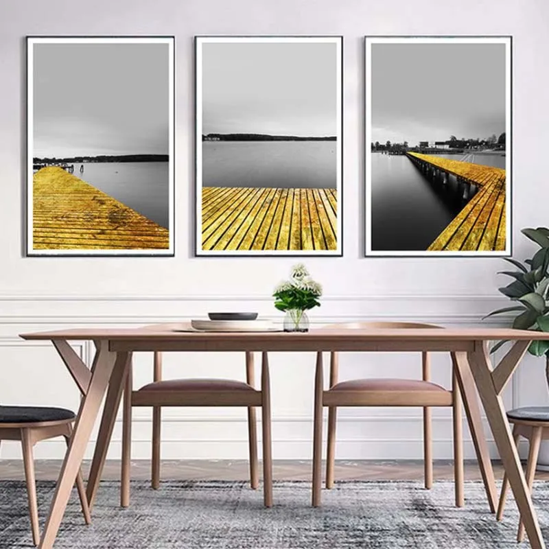 

1Pcs SceneryCanvas Painting Wall Poster Bright Color Wall Art Modern Canvas Pictures Wall Decor for Living Room Bedroom Decor
